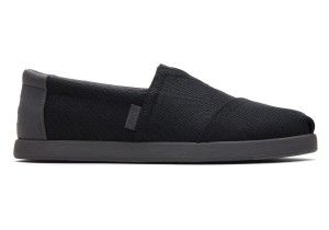 Toms Alp Fwd Canvas Synthetic Trim Black | PNZKWM-075