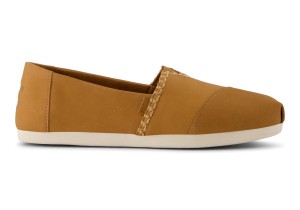 Toms Alpargata Leather Brown | YCAFQL-164