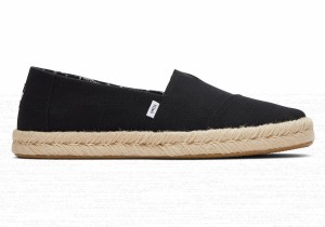 Toms Alpargata Rope 2.0 Black | OEGQLD-762