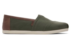 Toms Alpargata SyntheticTrim Dark Olive | GWTIHU-514