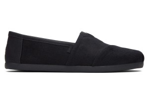 Toms Alpargata Twill Synthetic Trim Black | KPTBHF-732