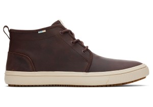 Toms Carlo Mid Terrain Water Resistant Sneaker Brown | JKZADM-380