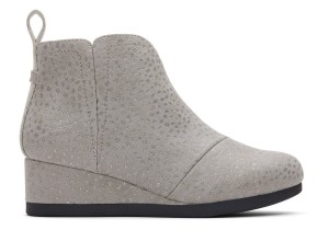 Toms Clare Wedge Boot Deep Grey | VUTYQK-958