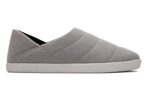 Toms Ezra Faux Fleece Convertible Slipper Grey | SIWPBX-639