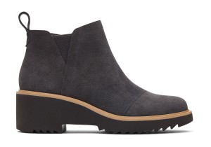 Toms Maude Suede Wedge Boot Multicolor | CJSELR-253