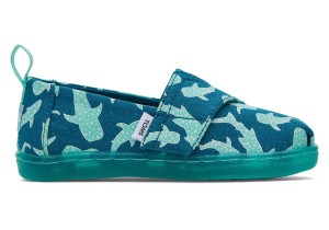 Toms Tiny Alpargata Starry Green | BPCYUV-835