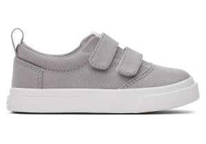 Toms Tiny Fenix Double Strap Sneaker Deep Grey | YCVMNU-715