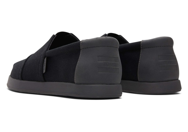 Toms Alp Fwd Canvas Synthetic Trim Black | PNZKWM-075