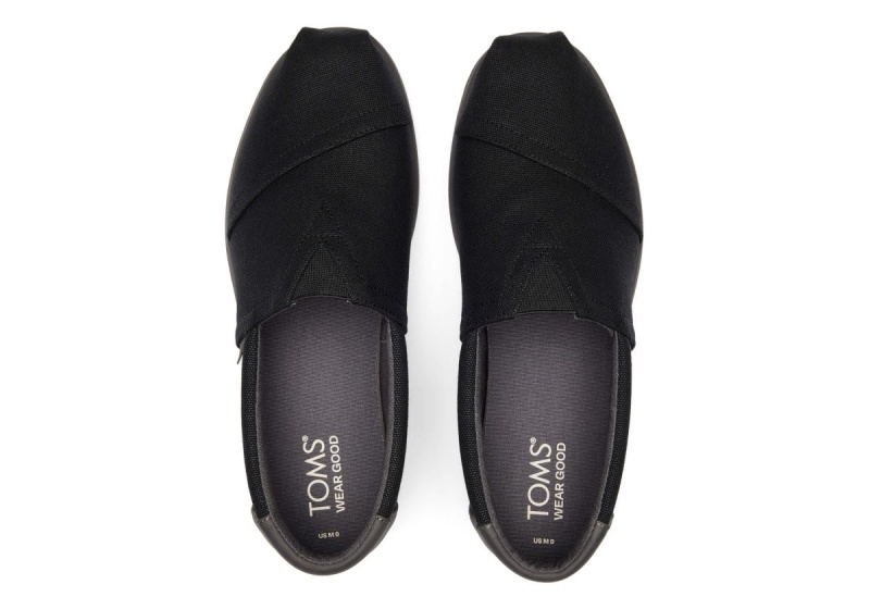 Toms Alp Fwd Canvas Synthetic Trim Black | PNZKWM-075