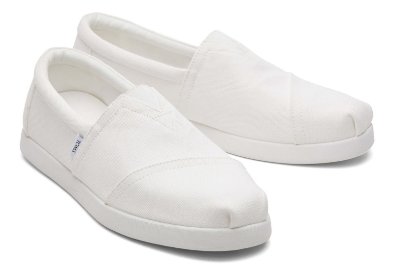 Toms Alp Fwd Recycled Cotton Canvas White | MWBQVZ-421