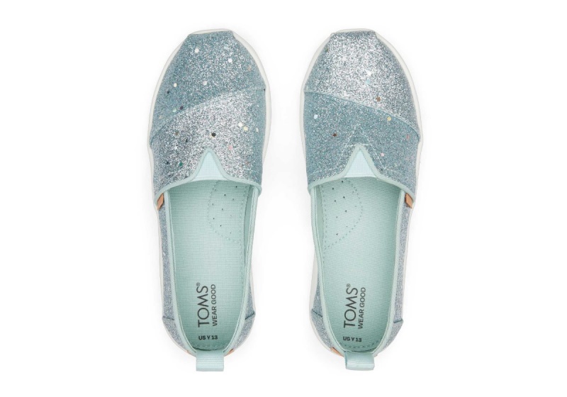 Toms Alpargata Cosmic Glitter Mint | OXAUVY-782