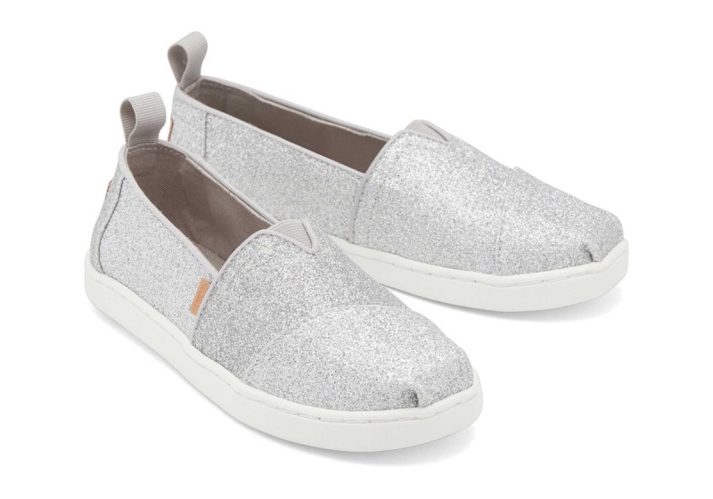 Toms Alpargata Glimmer Silver | RACIXW-465