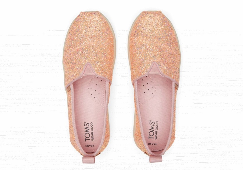 Toms Alpargata Glitter Pink | AIJOHT-816