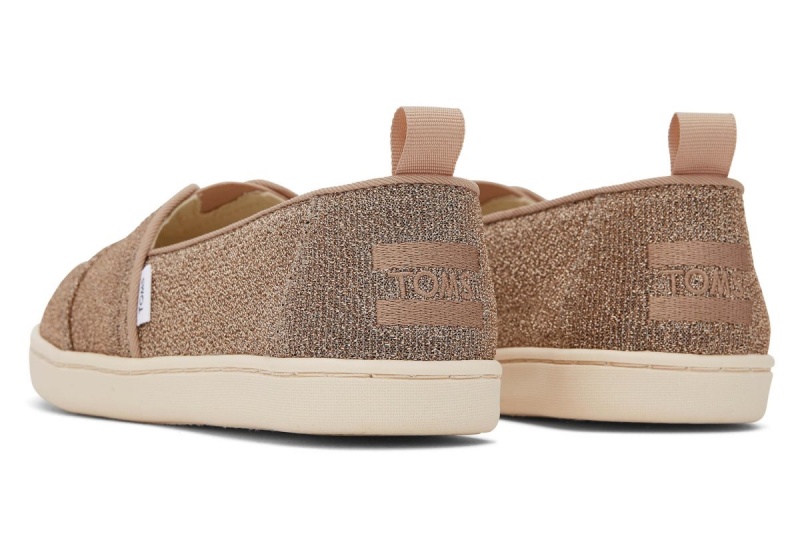 Toms Alpargata Knit Gold | SBVPQN-638