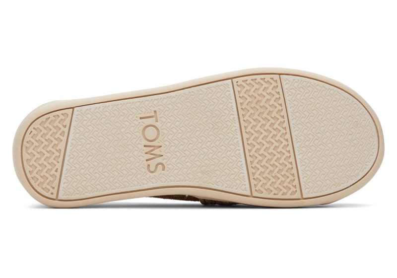 Toms Alpargata Knit Gold | SBVPQN-638