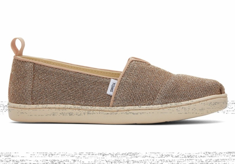 Toms Alpargata Knit Gold | SBVPQN-638