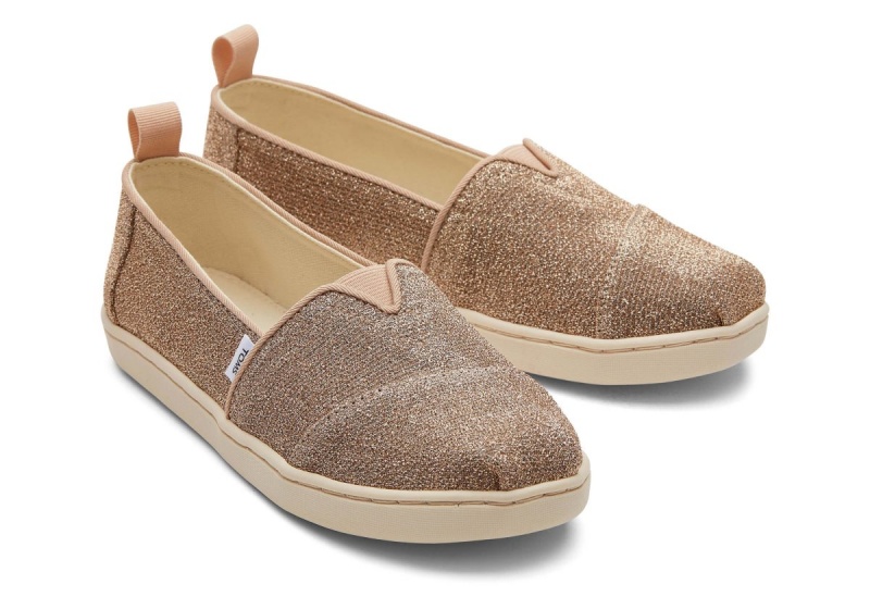 Toms Alpargata Knit Gold | SBVPQN-638