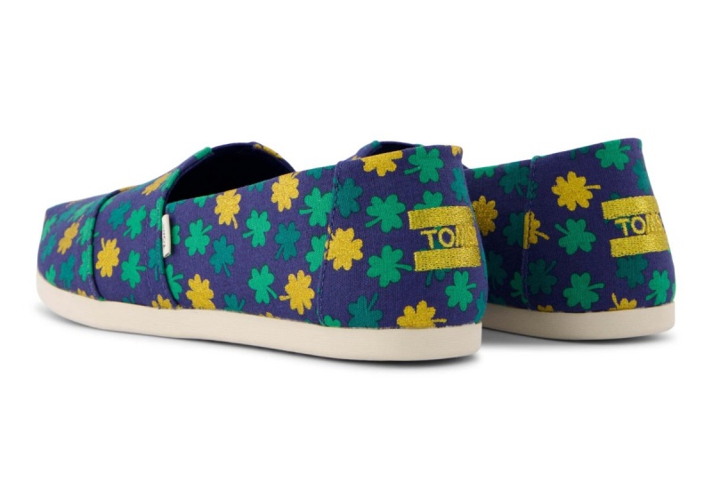 Toms Alpargata Lucky Shimmer Blue | CWAFJQ-956