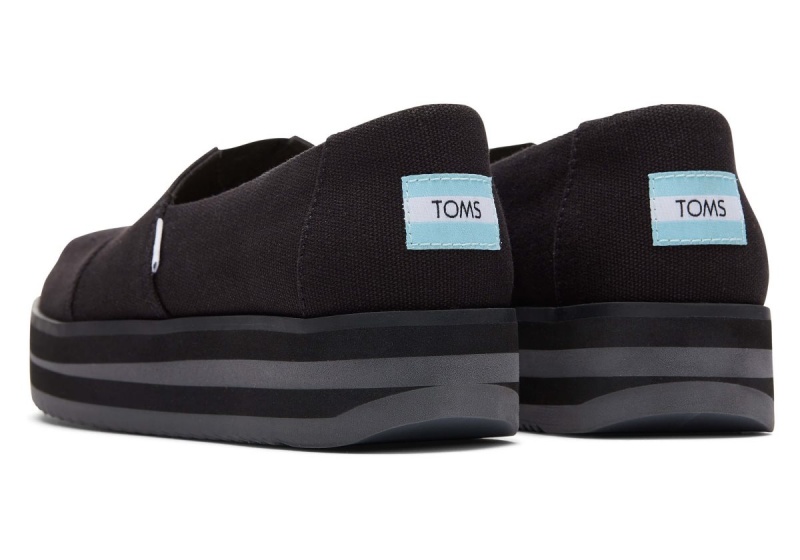 Toms Alpargata Midform Espadrille Black | IBXEHL-539