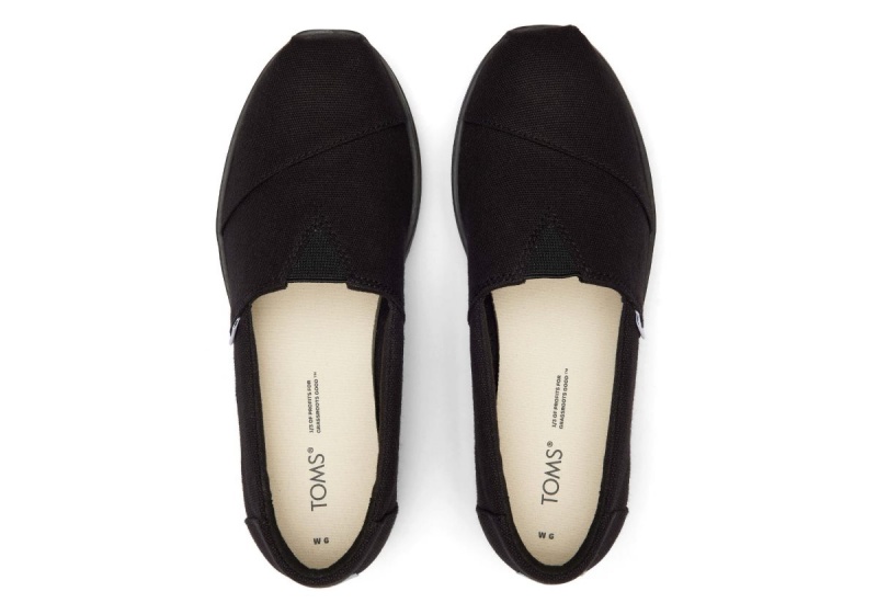 Toms Alpargata Midform Espadrille Black | IBXEHL-539