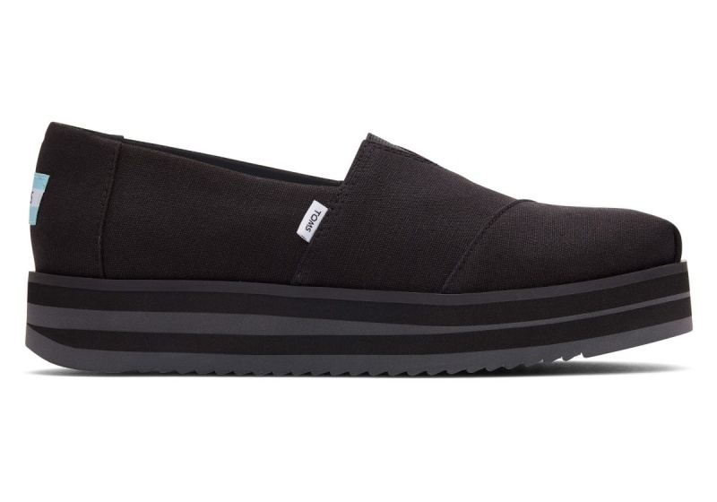 Toms Alpargata Midform Espadrille Black | IBXEHL-539