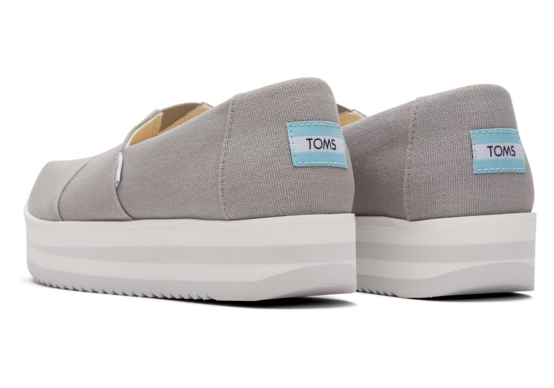 Toms Alpargata Midform Espadrille Deep Grey | KXZRVW-045