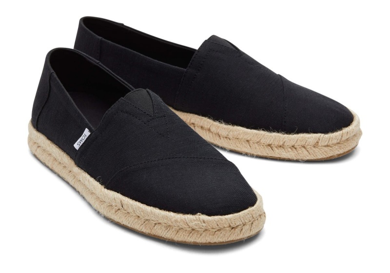 Toms Alpargata Rope 2.0 Black | OEGQLD-762