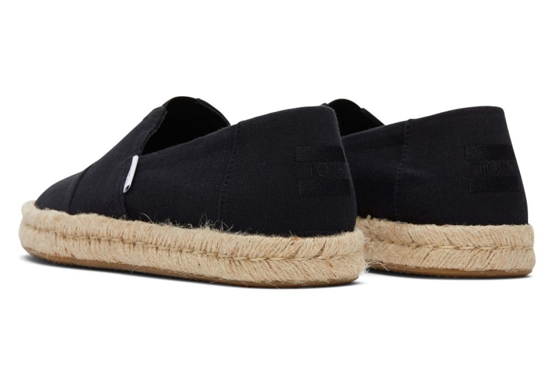 Toms Alpargata Rope 2.0 Black | OEGQLD-762