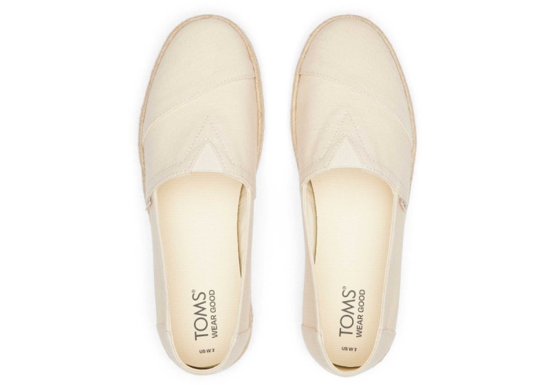 Toms Alpargata Rope 2.0 Recycled Cotton Espadrille Beige | NDJHRM-219