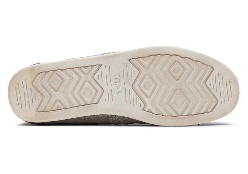 Toms Alpargata Synthetic Trim Grey | AZCPYN-346