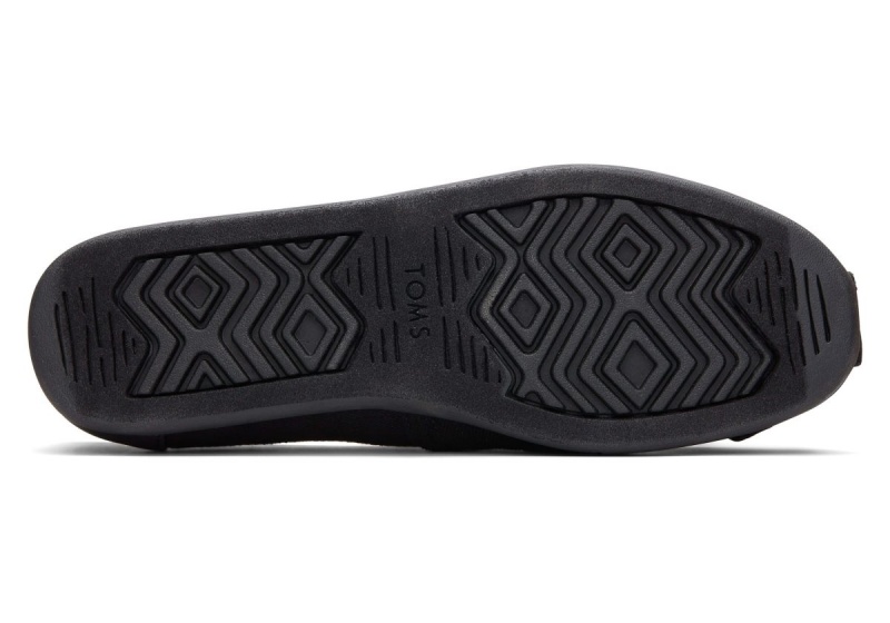 Toms Alpargata Twill Synthetic Trim Black | KPTBHF-732