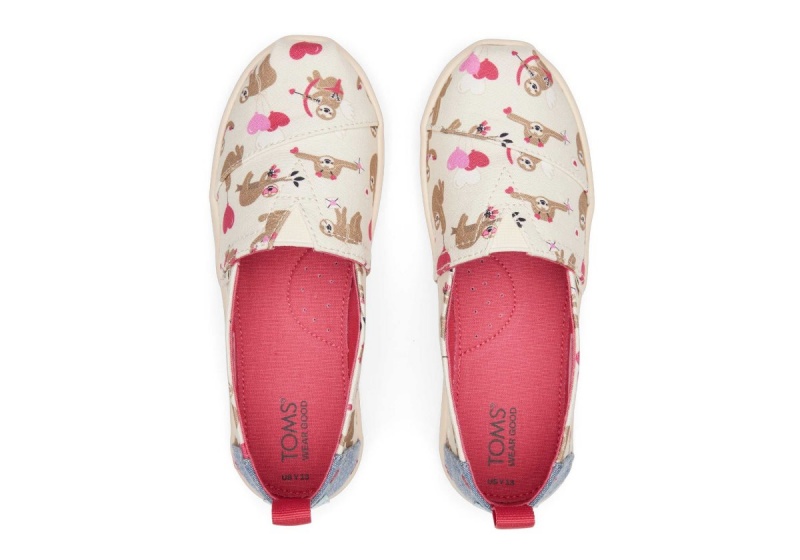 Toms Alpargata Valentines Day Beige | BTHLKU-291