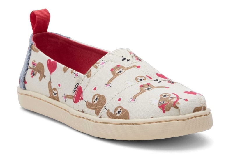 Toms Alpargata Valentines Day Beige | BTHLKU-291