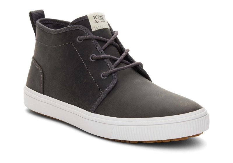 Toms Carlo Mid Terrain Water Resistant Sneaker Grey | WYVRMH-368