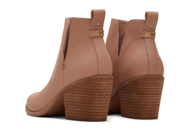 Toms Everly Cutout Boot Brown | BENMWS-360