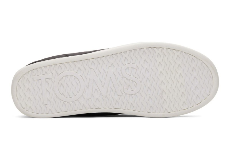 Toms Ezra Quilted Cotton Convertible Slipper Black | HLCNEW-048