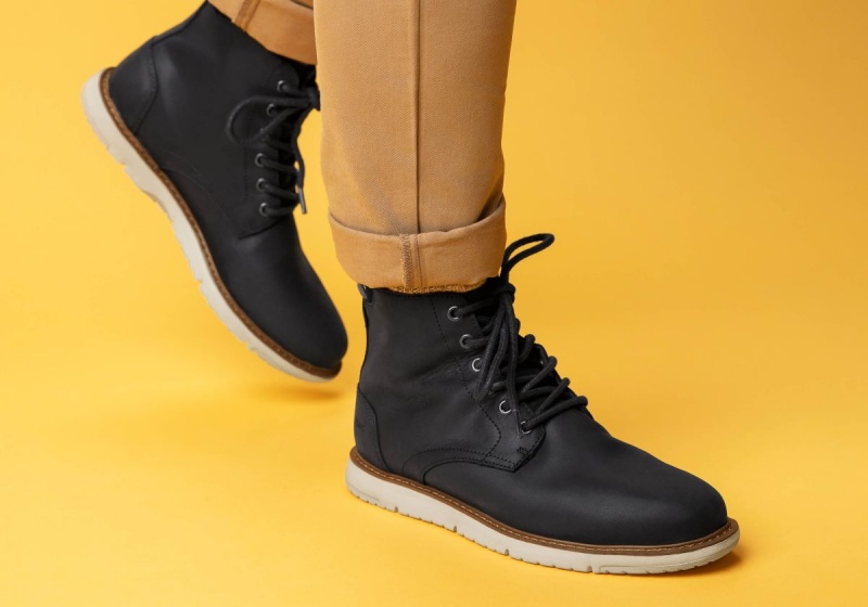 Toms Hillside Boot Black | DJHQIZ-529