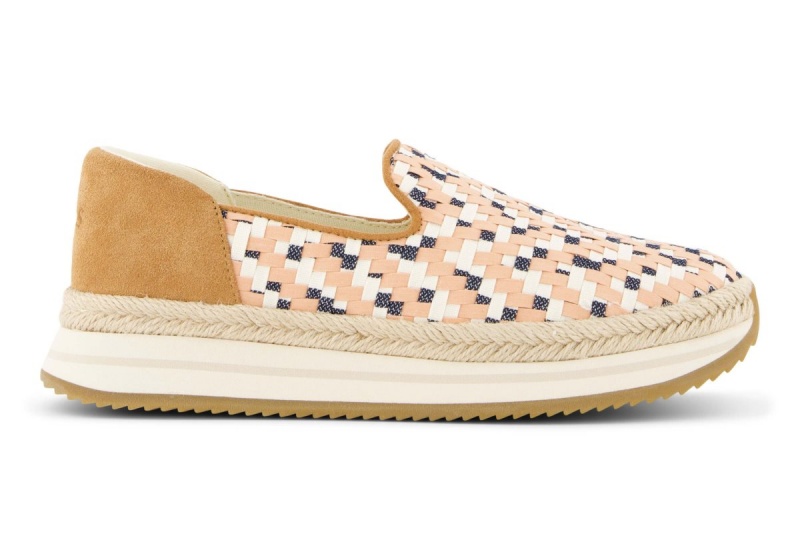 Toms Jocelyn Espadrille Sneaker Blue Orange | WHFEYM-145