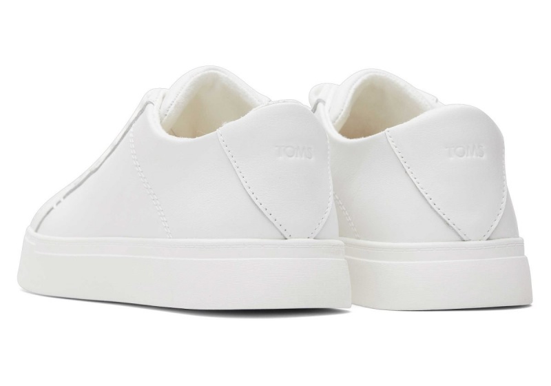 Toms Kameron Leather Sneaker White | HEBIDK-157