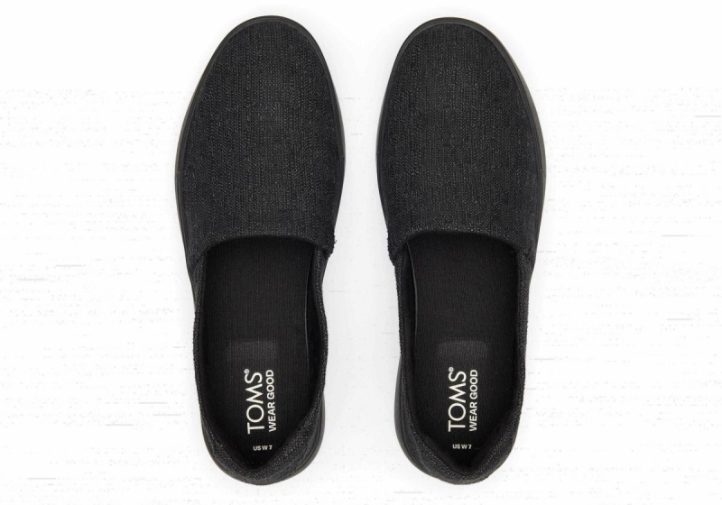 Toms Kameron Slip On Sneaker Black | UTOVQB-703