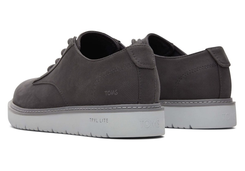 Toms Navi TRVL LITE Canvas Dress Shoe Grey | ETZFJD-608