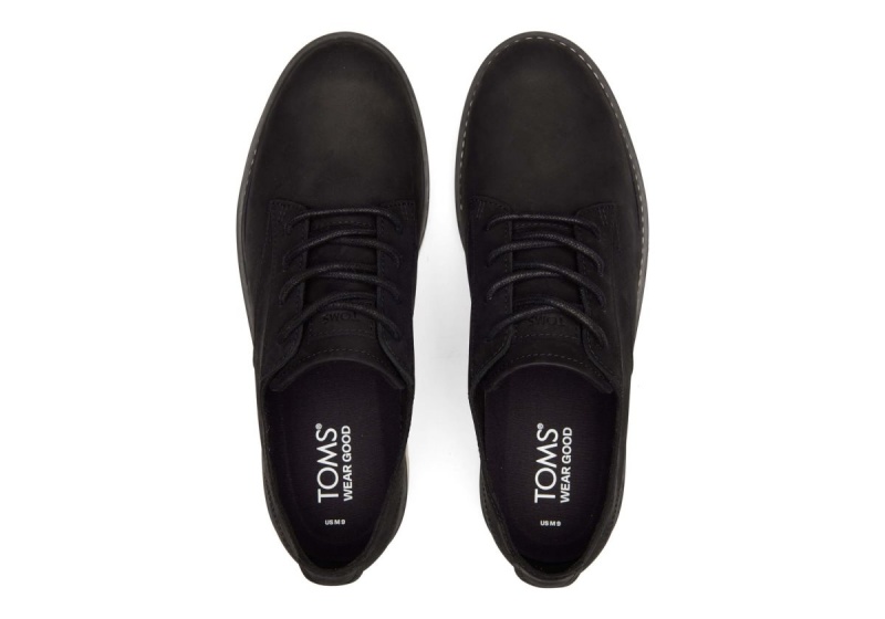 Toms Navi TRVL LITE Water Resistant Dress Shoe Black | MQFTWR-452