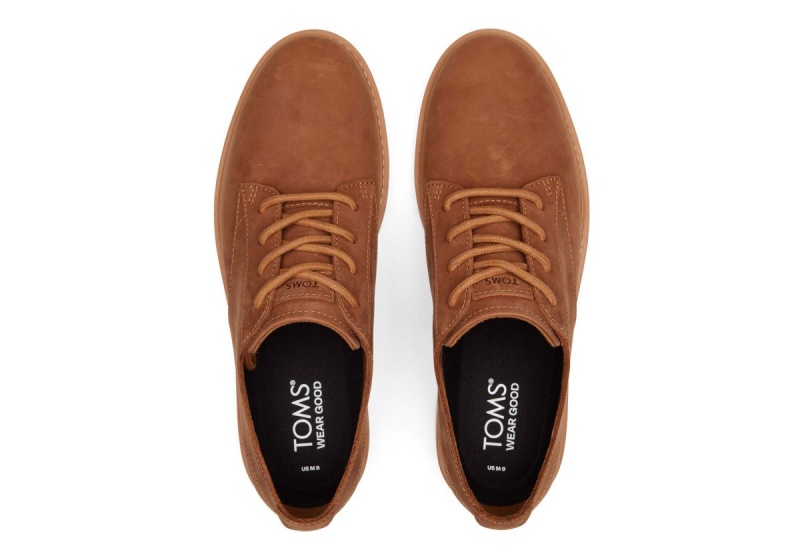 Toms Navi TRVL LITE Water Resistant Dress Shoe Brown | JANGUR-062