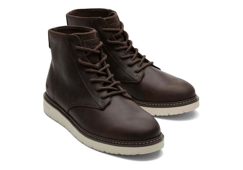 Toms Navi TRVL Lite Ranger Water Resistant Boot Dark Brown | SENPIQ-574