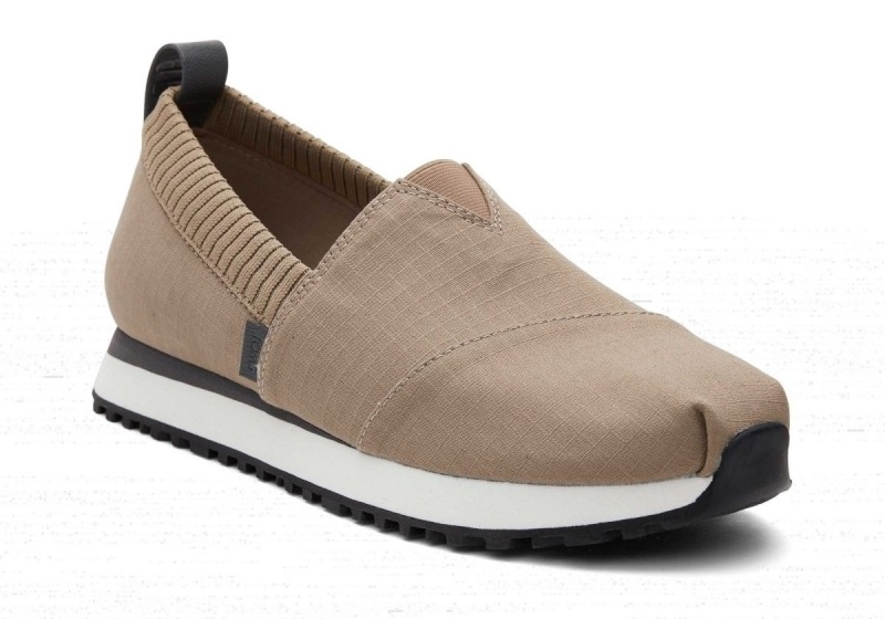 Toms Resident 2.0 Ripstop Sneaker Grey Brown | CZRYWO-935