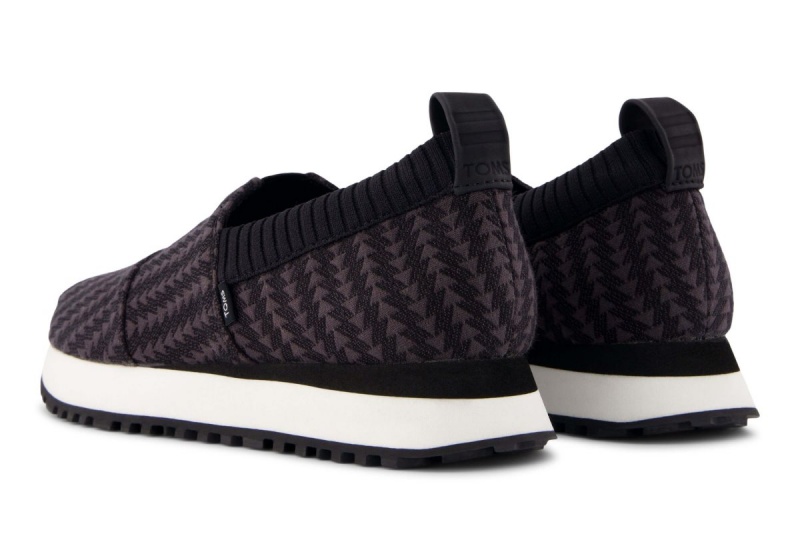 Toms Resident 2.0 Triangle Woven Sneaker Black | NXISWD-635