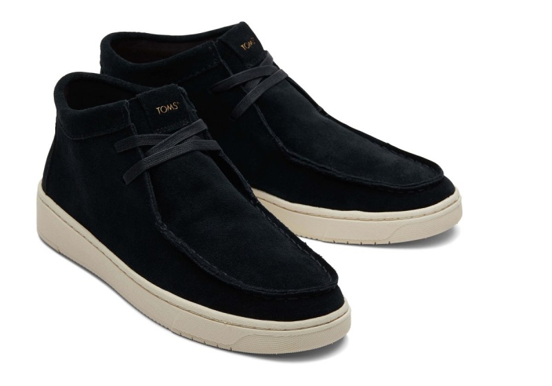 Toms TRVL LITE Moc Chukka Sneaker Boot Black | YEHBUJ-150