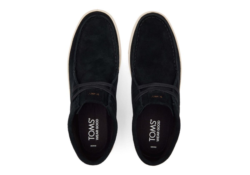 Toms TRVL LITE Moc Chukka Sneaker Boot Black | YEHBUJ-150