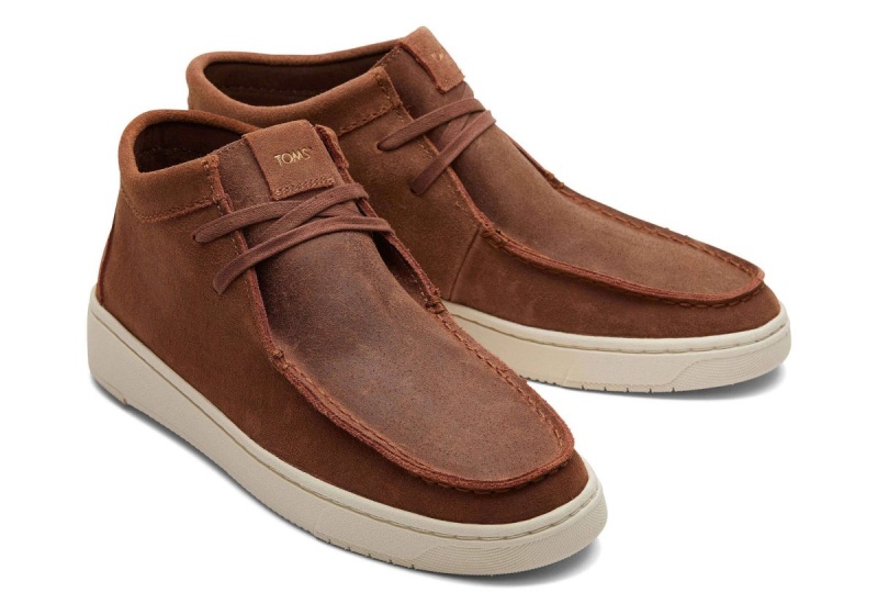 Toms TRVL LITE Moc Chukka Sneaker Boot Coffee | VMZNGF-853