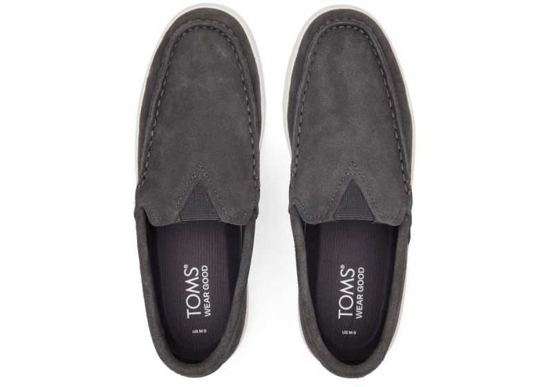 Toms TRVL LITE Suede Loafer Grey | KUYTGL-508